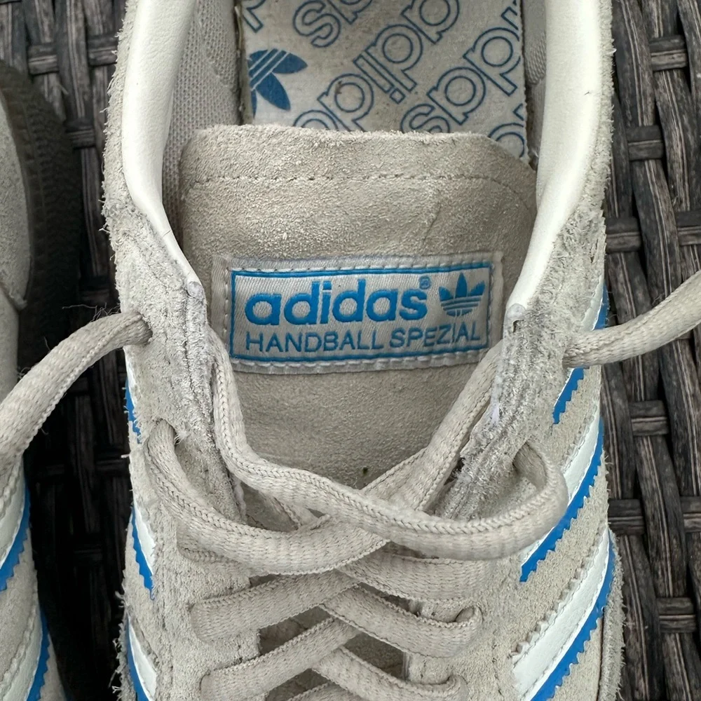 Adidas Gray and Blue Retro Handball Spezial Sneakers - Picture 5 of 7
